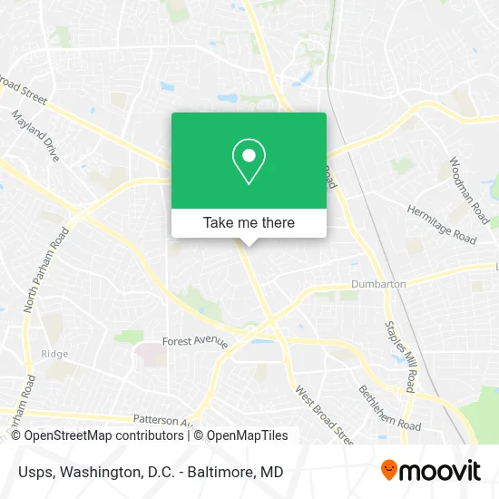 Usps map