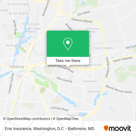Erie Insurance map