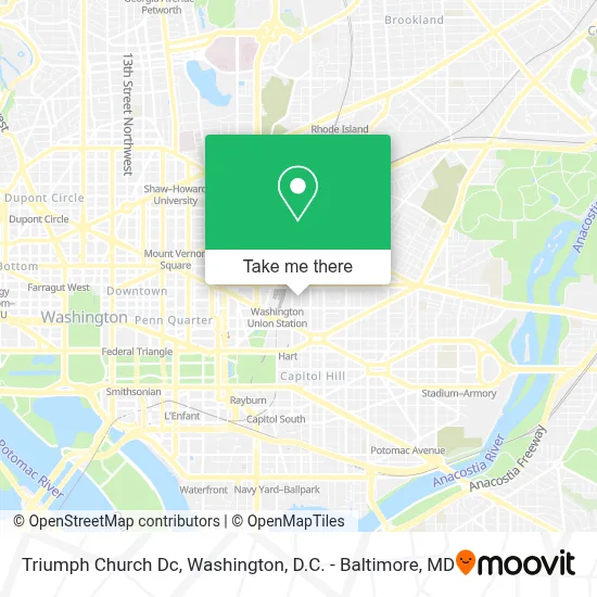Triumph Church Dc map