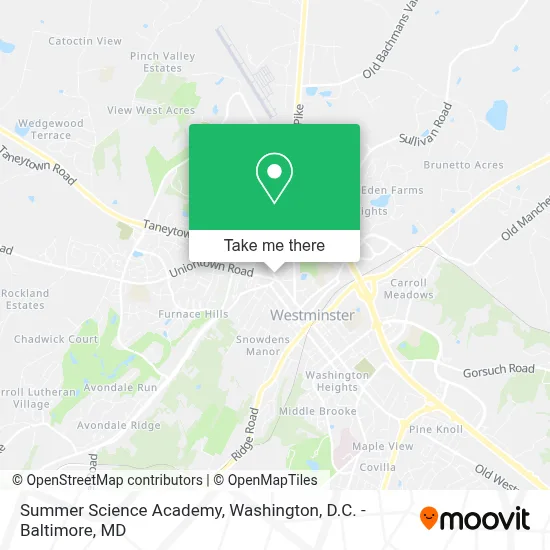 Summer Science Academy map