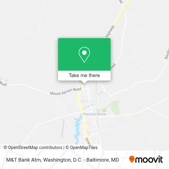 M&T Bank Atm map