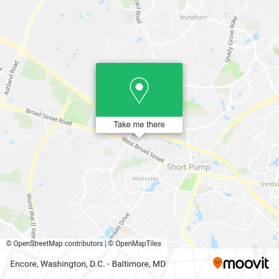 Encore map