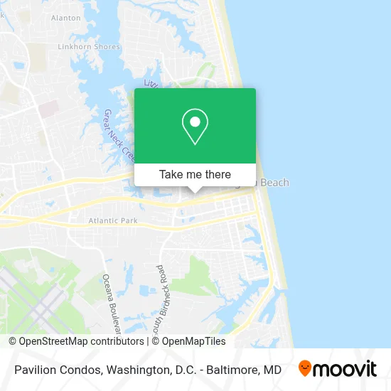 Pavilion Condos map
