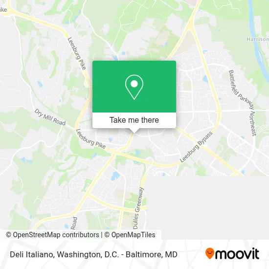 Deli Italiano map