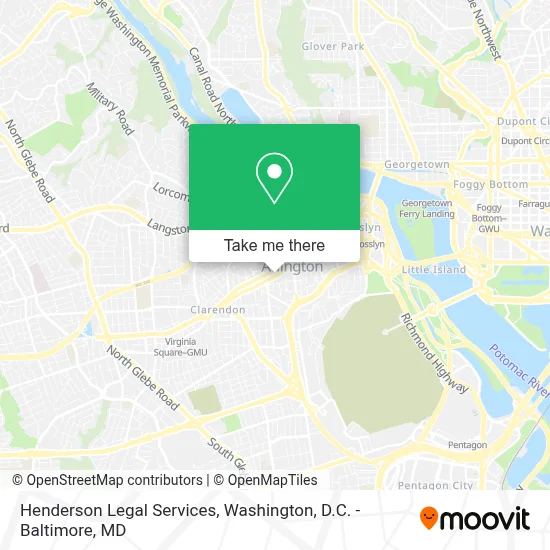 Henderson Legal Services map