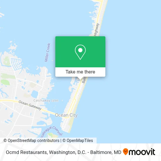 Ocmd Restaurants map