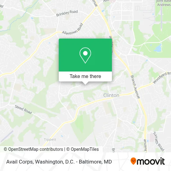 Avail Corps map