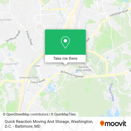 Quick Reaction Moving And Storage map