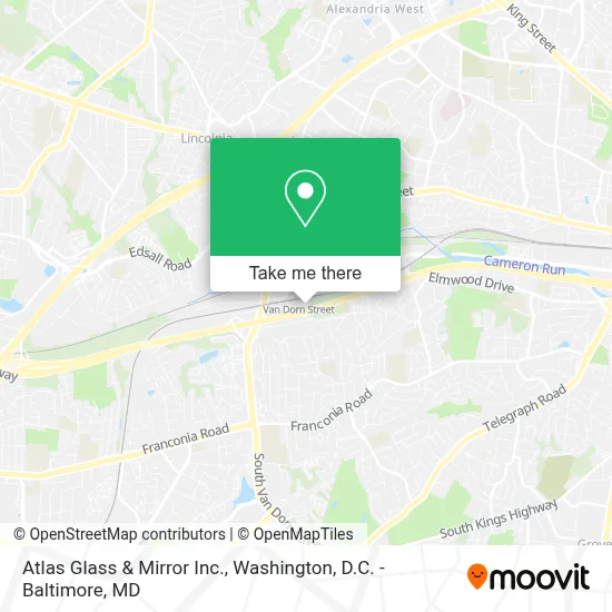 Atlas Glass & Mirror Inc. map