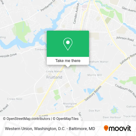Western Union map
