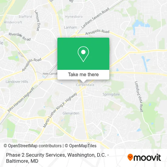 Phase 2 Security Services map