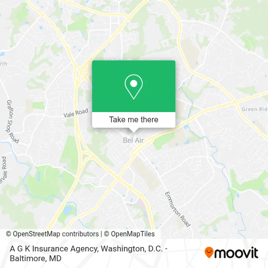 A G K Insurance Agency map