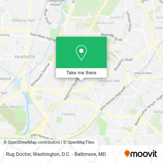 Rug Doctor map