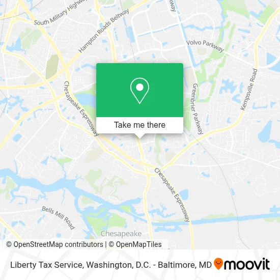 Liberty Tax Service map