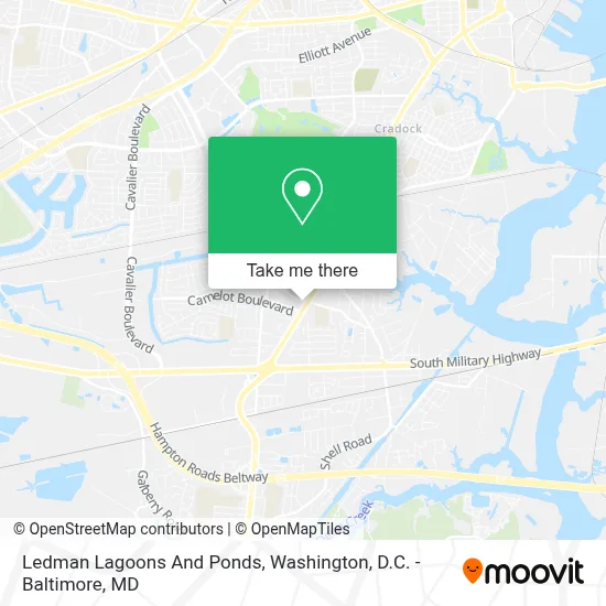 Ledman Lagoons And Ponds map