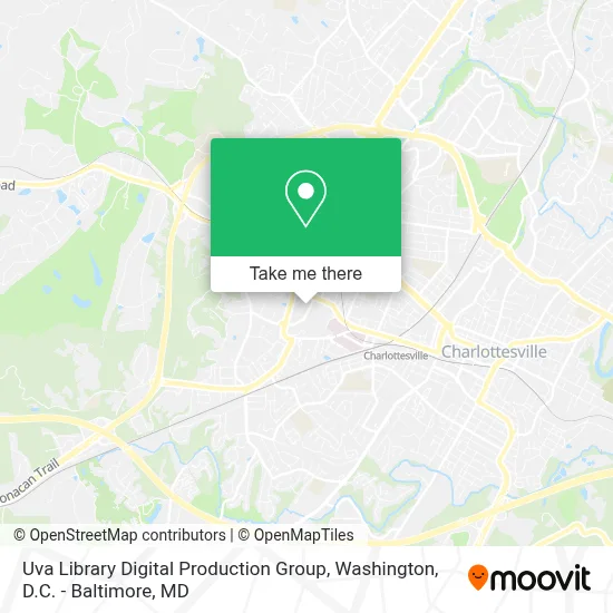 Uva Library Digital Production Group map