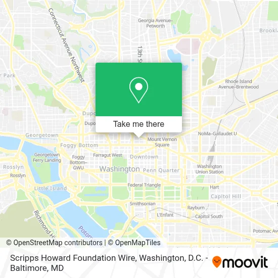 Scripps Howard Foundation Wire map