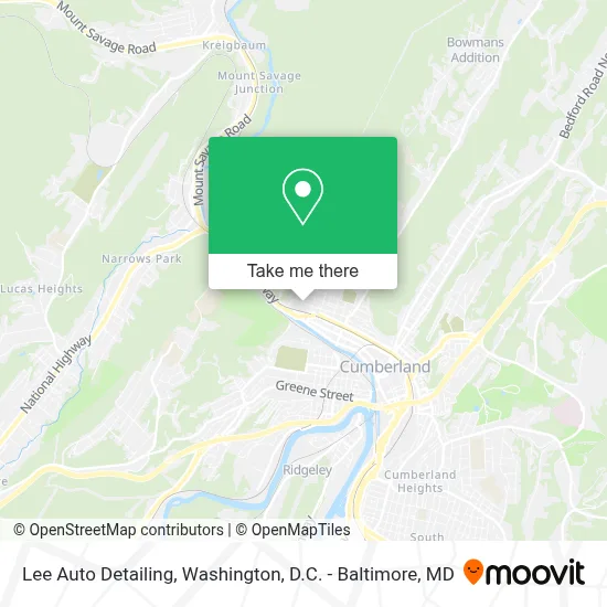 Lee Auto Detailing map