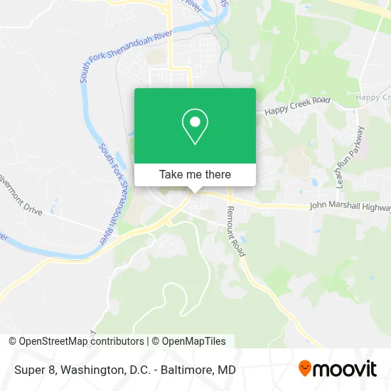 Super 8 map