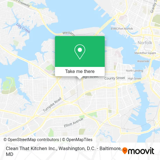 Clean That Kitchen Inc. map