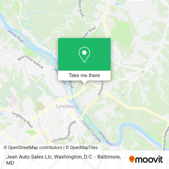 Jean Auto Sales Llc map