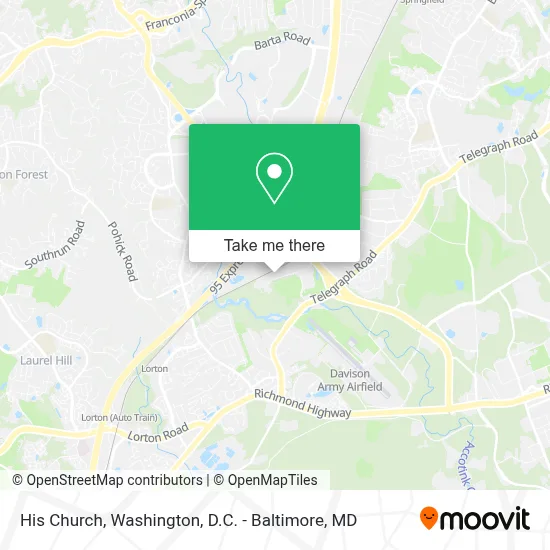His Church map