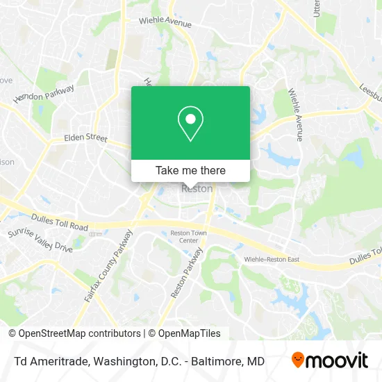 Td Ameritrade map