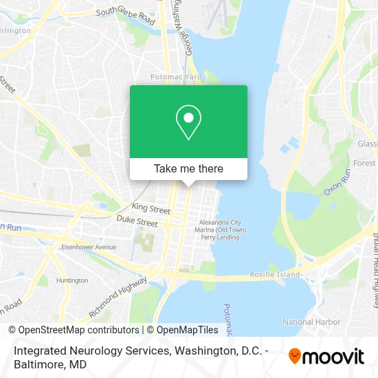 Integrated Neurology Services map