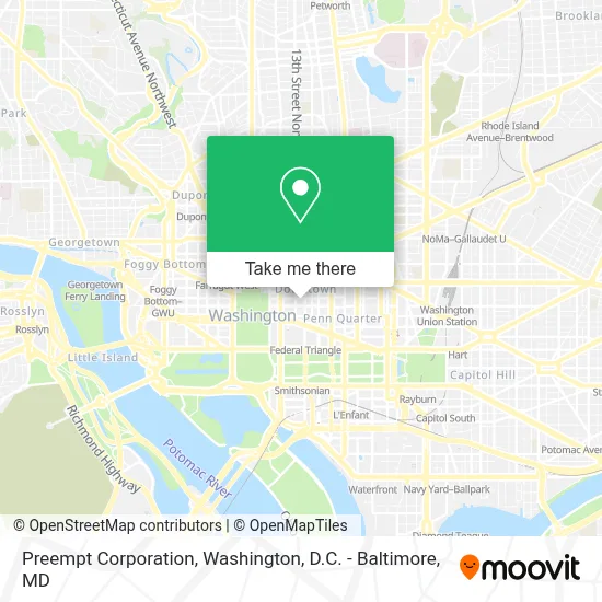 Preempt Corporation map