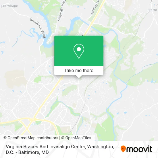 Virginia Braces And Invisalign Center map