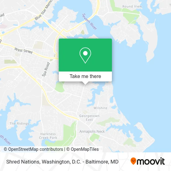 Shred Nations map