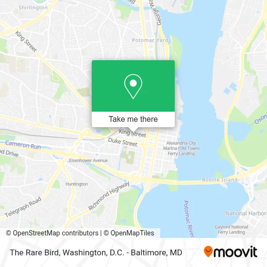 The Rare Bird map