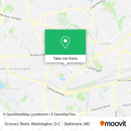 Grocery Store map