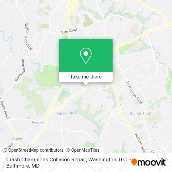 Crash Champions Collision Repair map