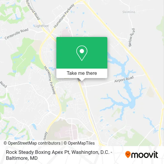 Rock Steady Boxing Apex Pt map