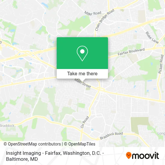 Insight Imaging - Fairfax map