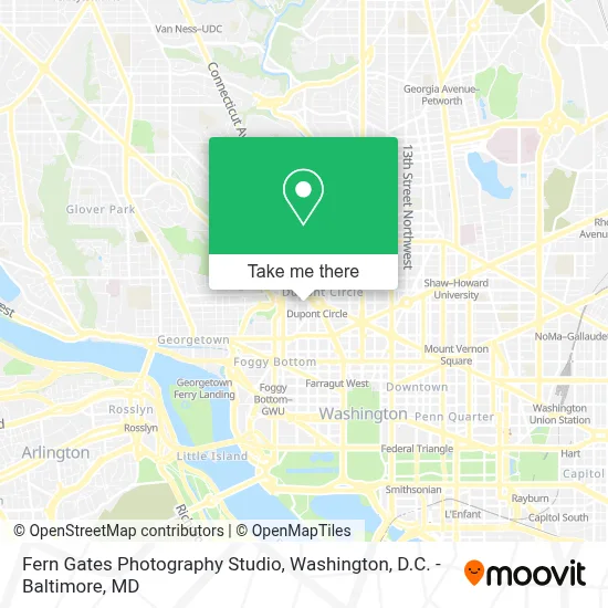 Fern Gates Photography Studio map