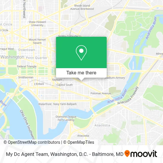 My Dc Agent Team map