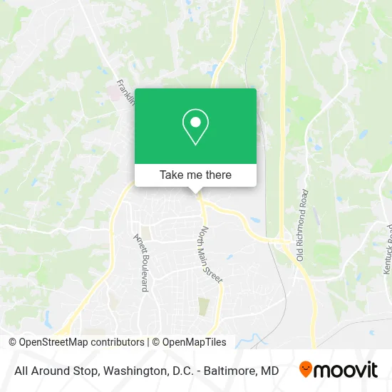 All Around Stop map