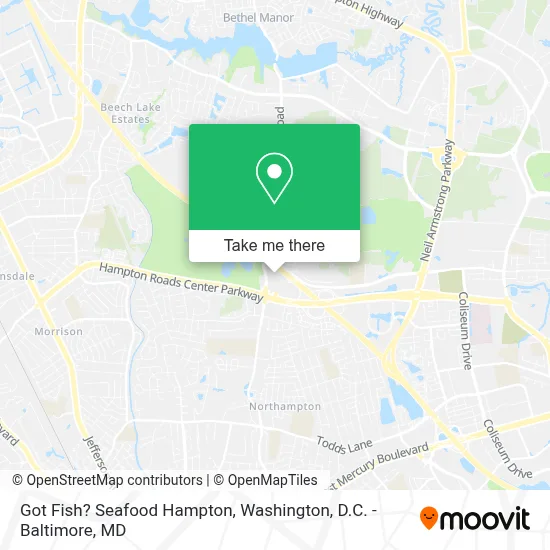 Got Fish? Seafood Hampton map