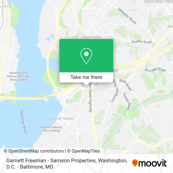 Garnett Freeman - Samson Properties map