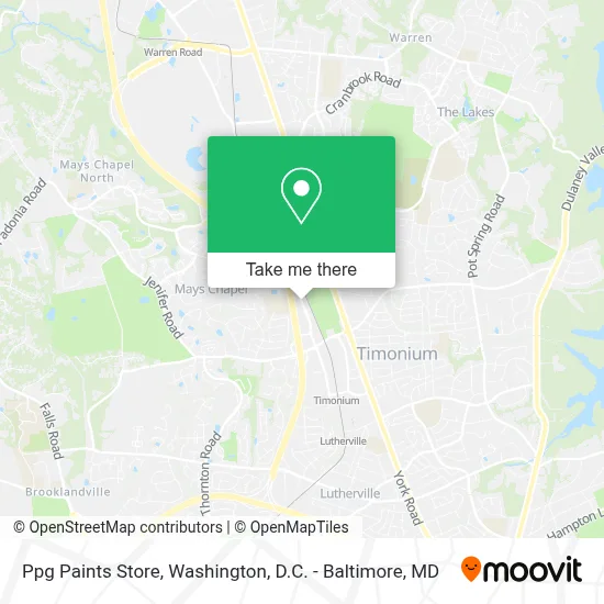 Ppg Paints Store map