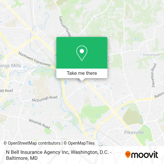 N Bell Insurance Agency Inc map