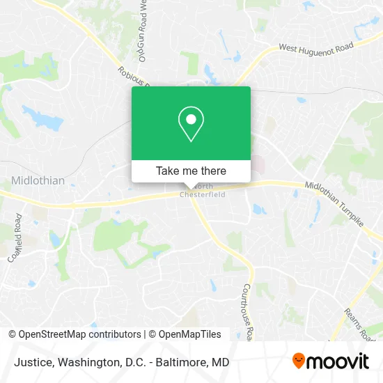 Justice map