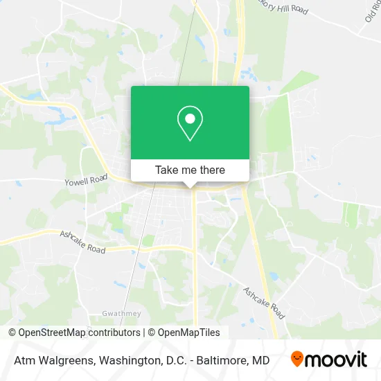 Atm Walgreens map