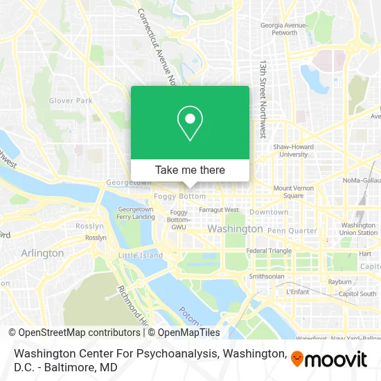 Washington Center For Psychoanalysis map