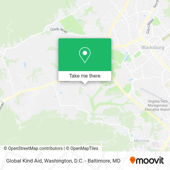 Global Kind Aid map