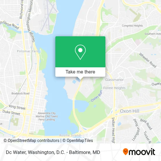 Dc Water map