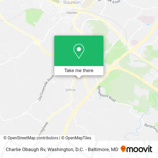 Charlie Obaugh Rv map
