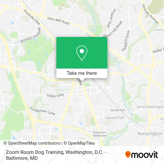 Zoom Room Dog Training map